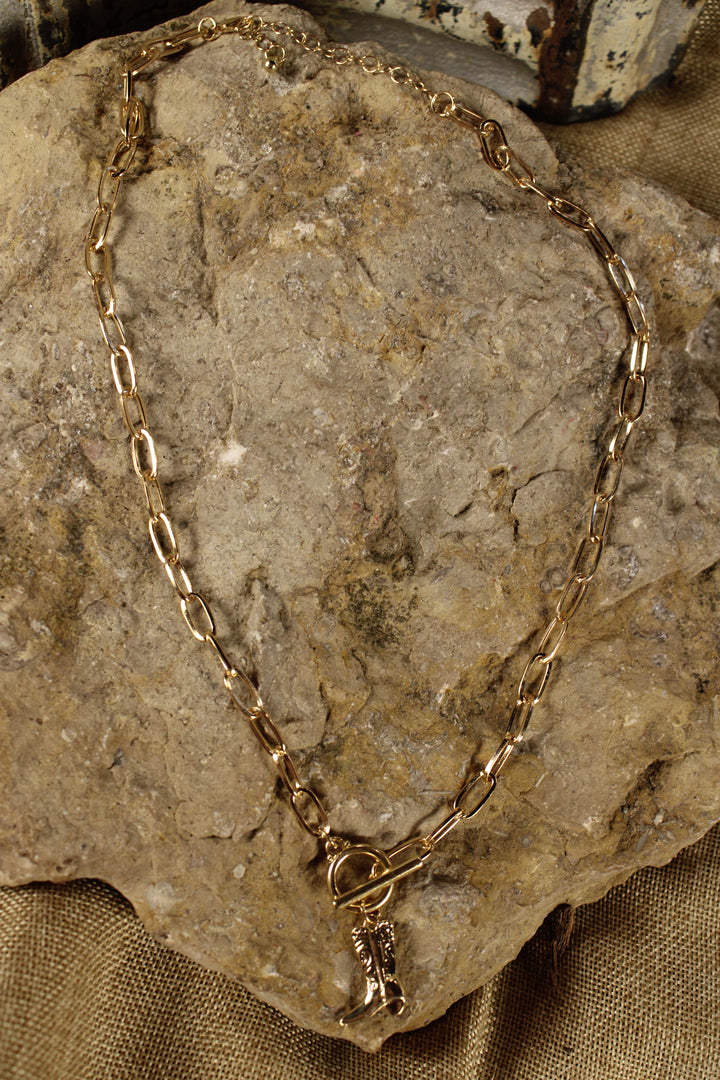 Gilded Frontier Charm Necklace