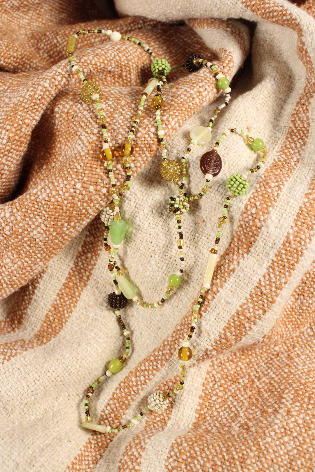 Palm Bliss Beaded Necklace