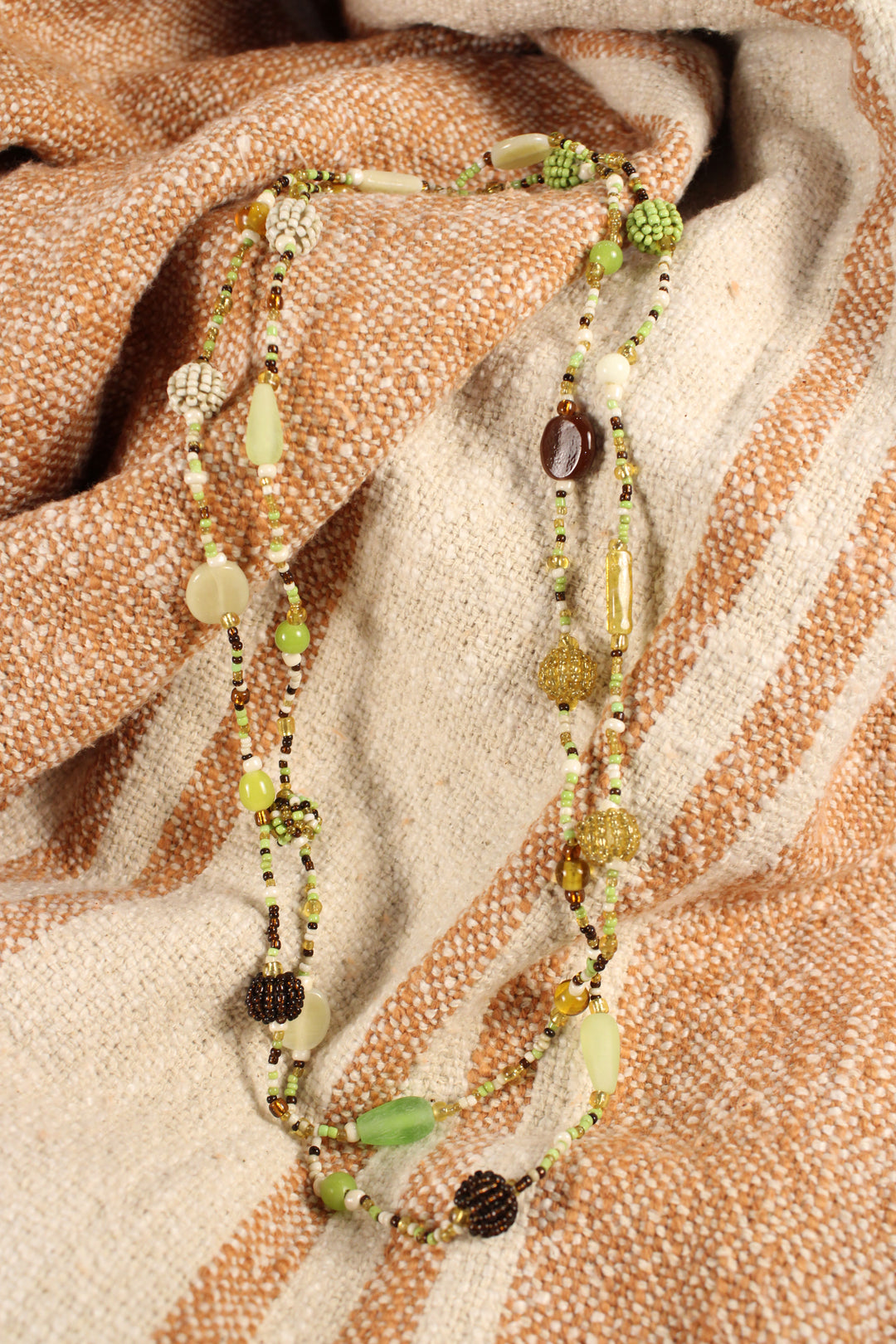 Palm Bliss Beaded Necklace