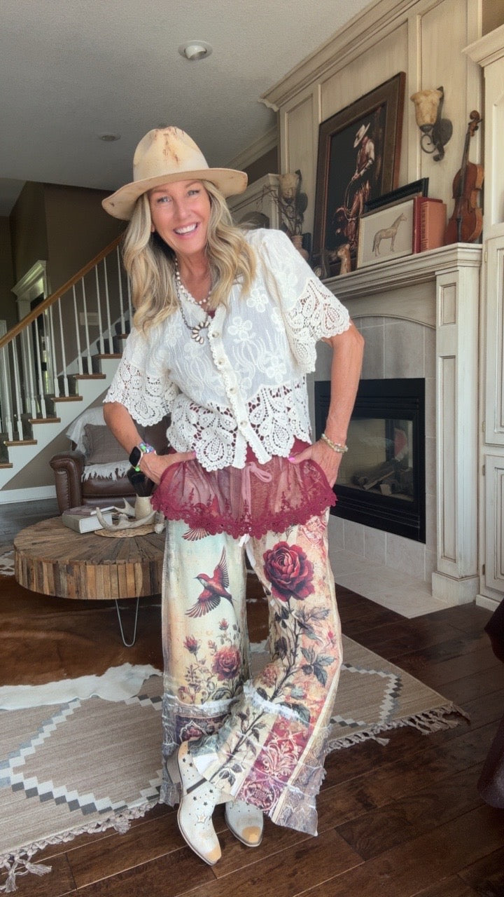 Vintage Bird Pants