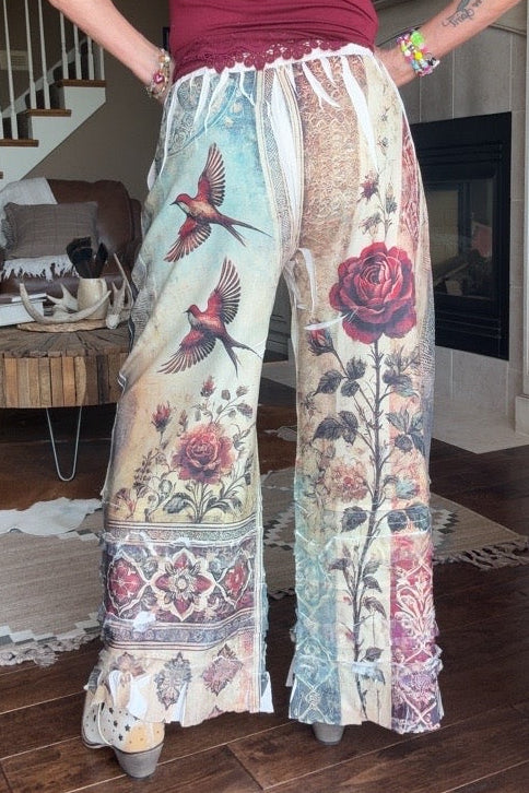Vintage Bird Pants