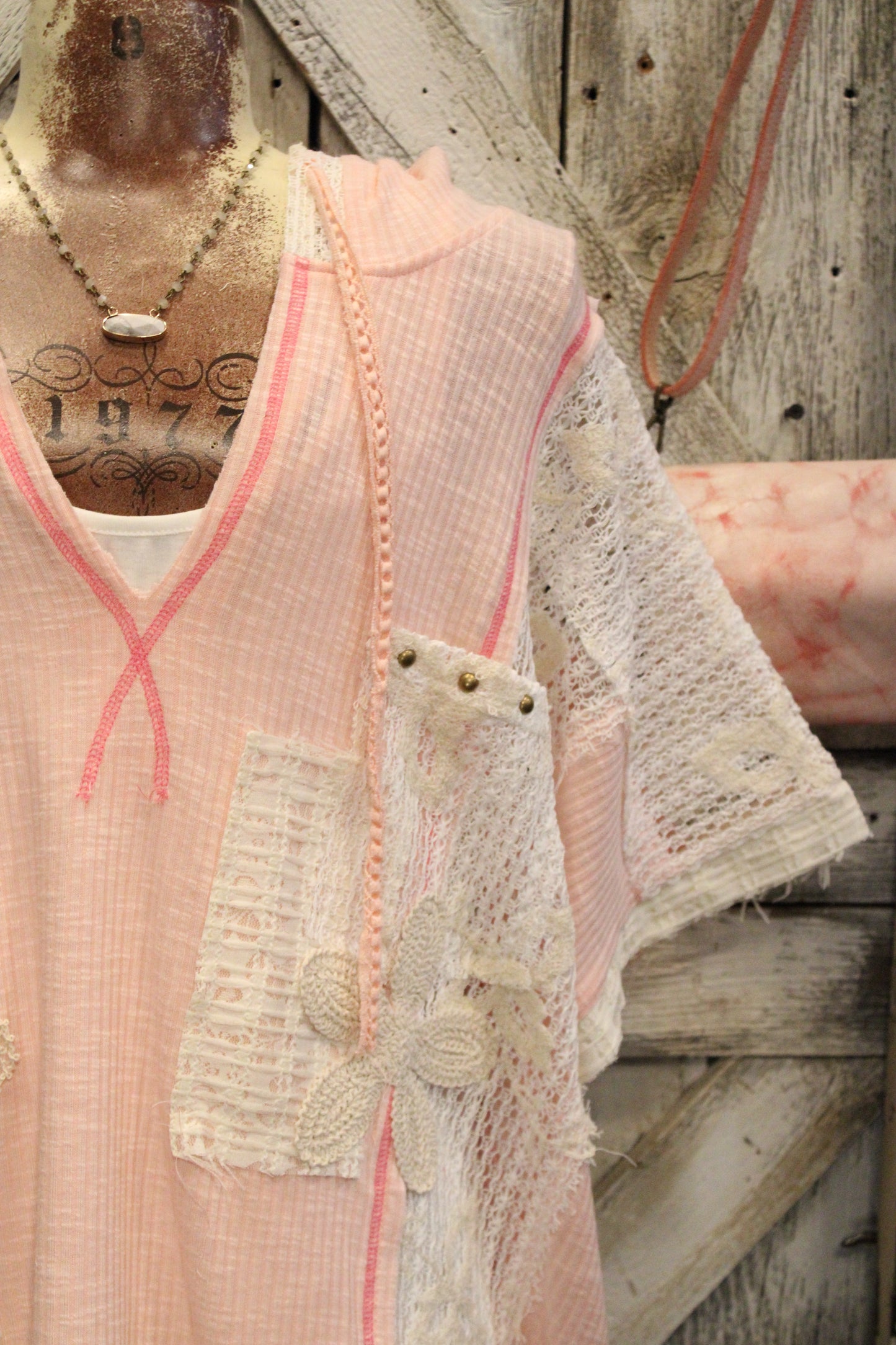 Cactus & Lace Blush Pink Casual Hoodie
