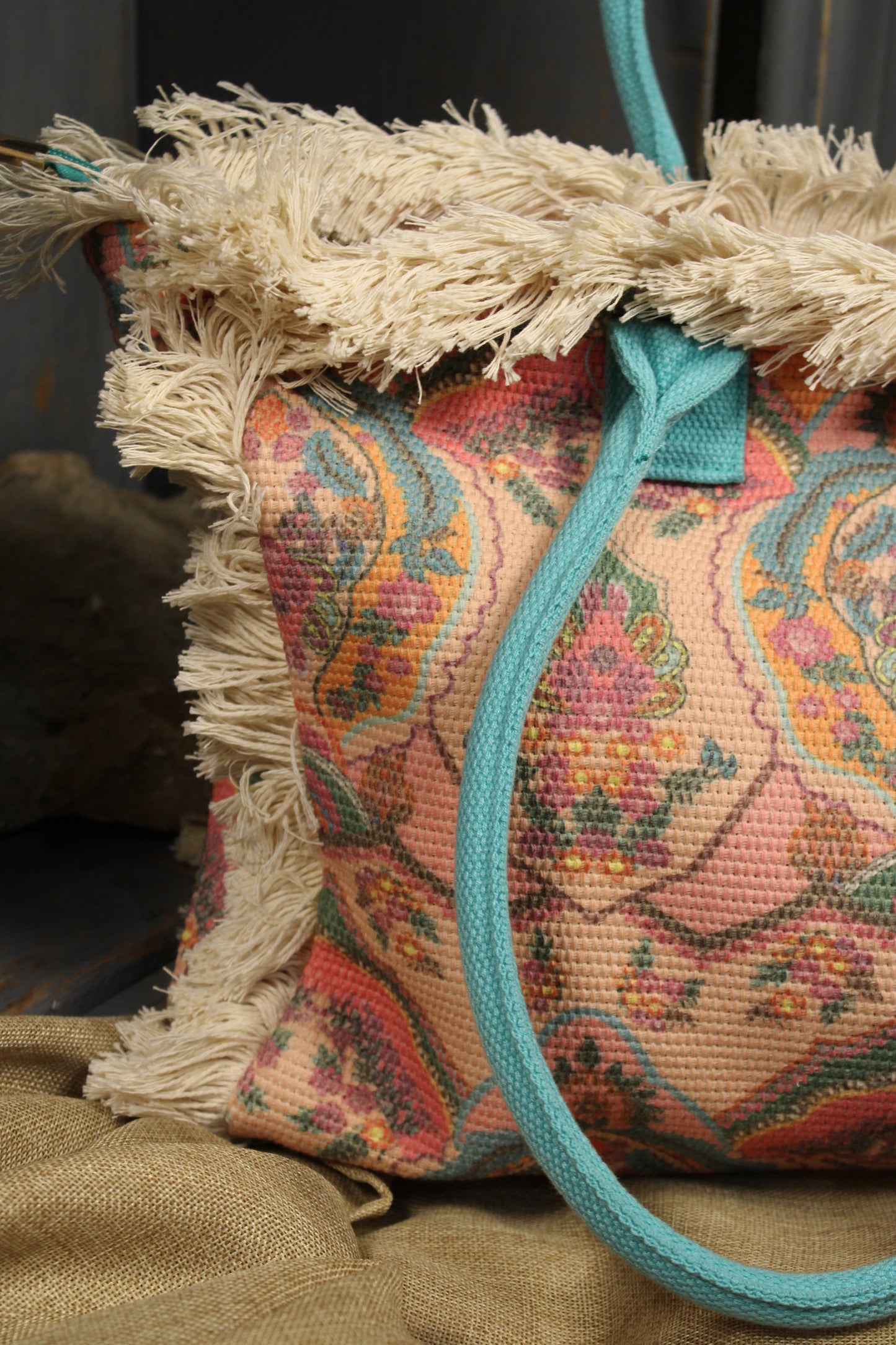 Turquoise Trail Tapestry Bag