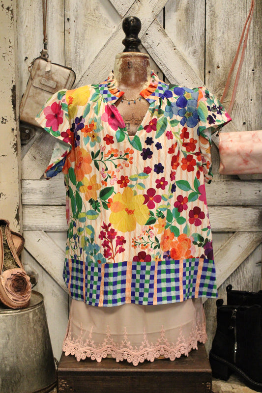 Carnival Bloom Blouse