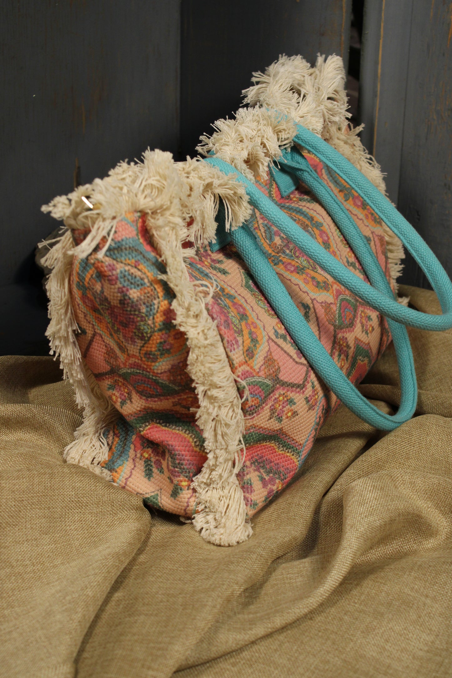 Turquoise Trail Tapestry Bag