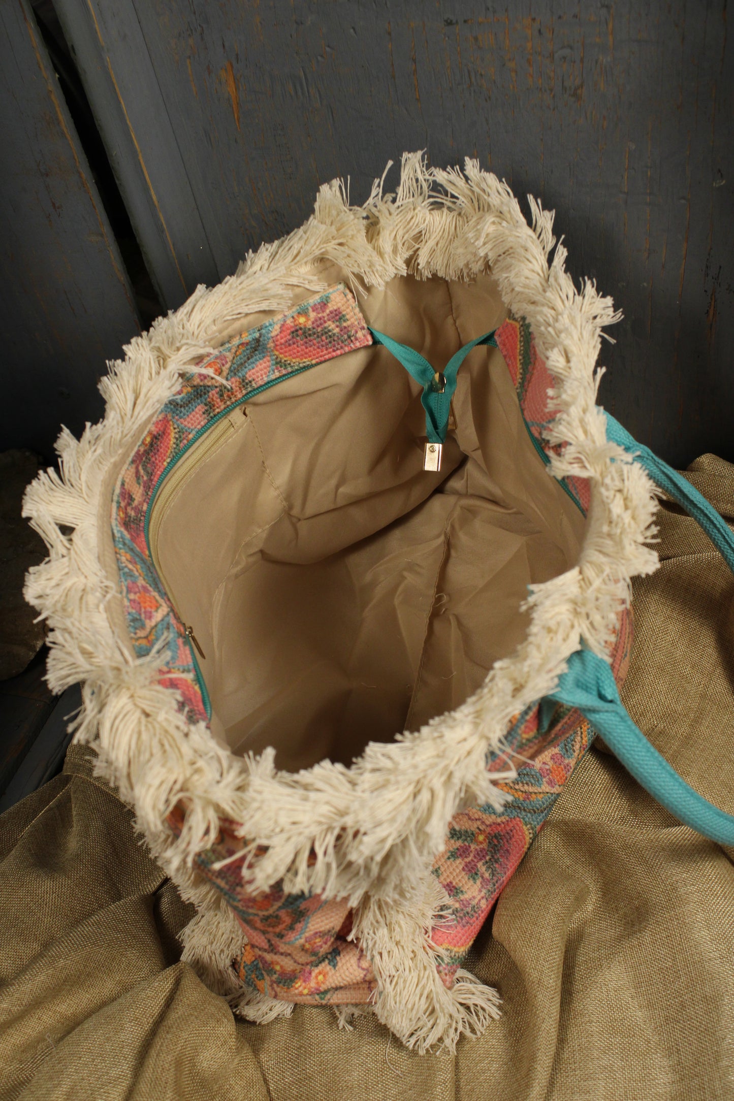 Turquoise Trail Tapestry Bag