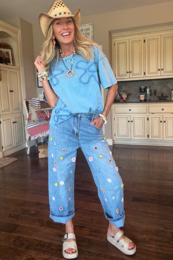 Azure Petal Top