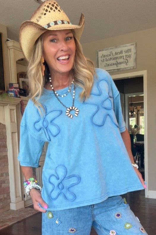 Azure Petal Top