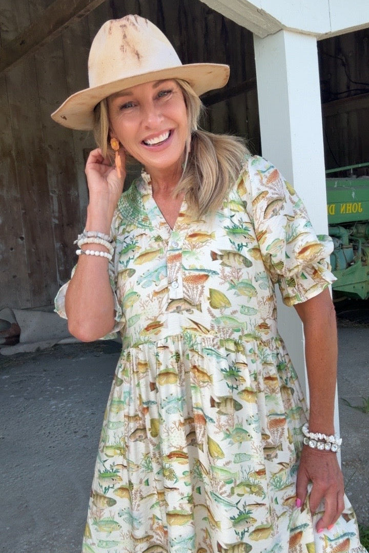 Catch Of The Day Dress