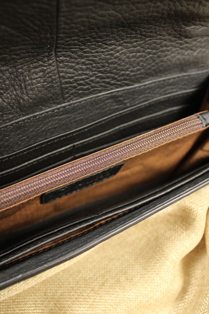 Teal Appeal Leather Wallet Clutch