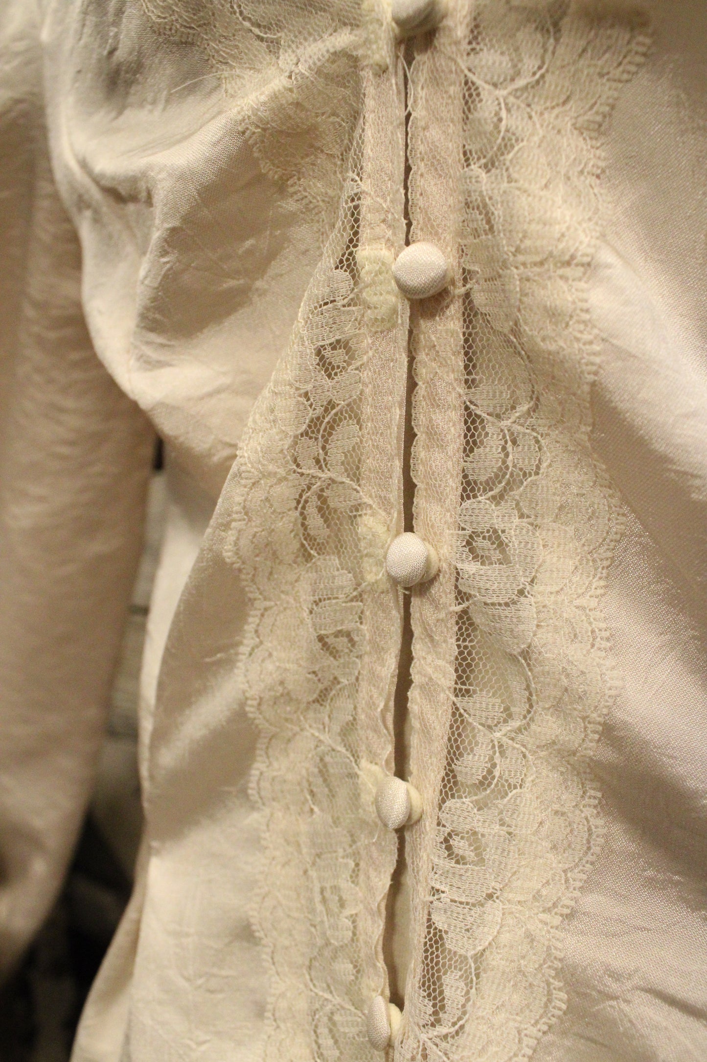 Champagne And Lace Blouse