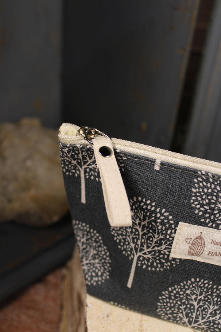 Silver Forest Zipper Pouch