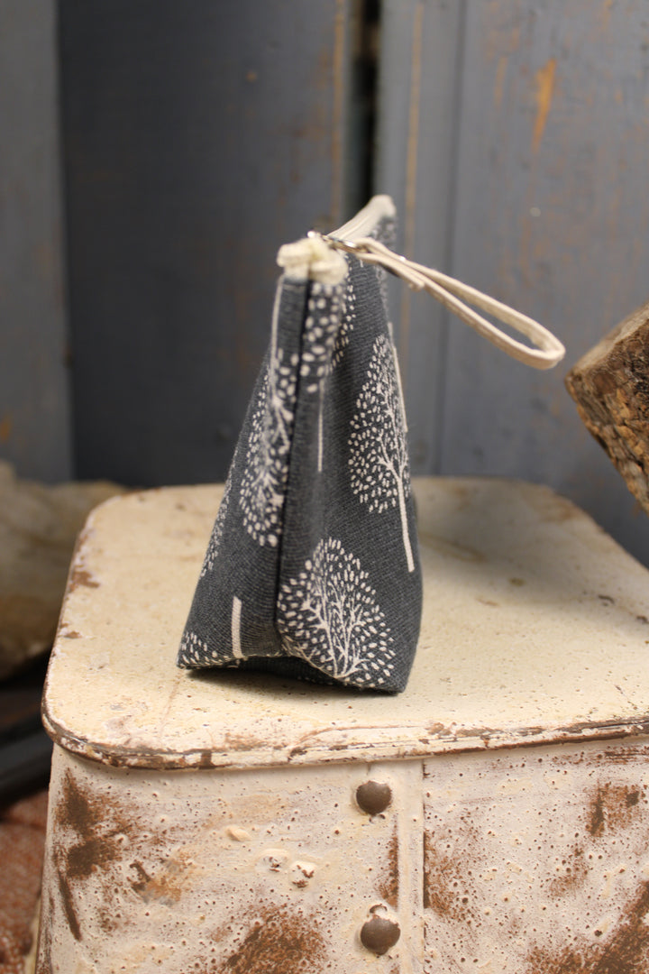 Silver Forest Zipper Pouch