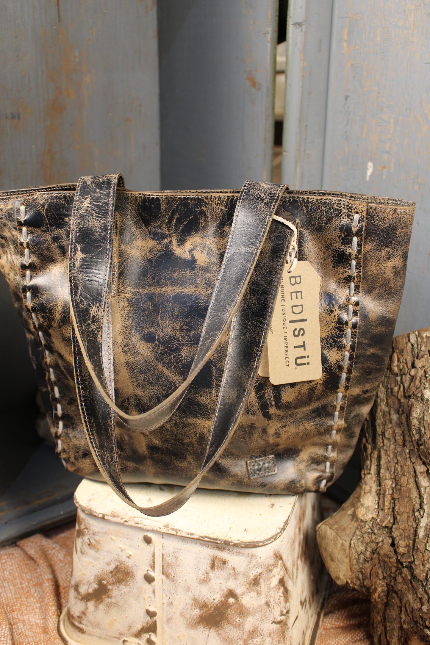 Bed|Stu Stevie Black Lux Handbag