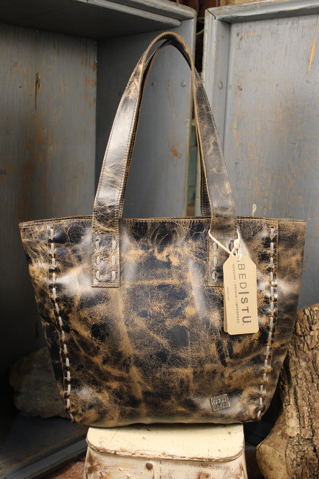 Bed|Stu Stevie Black Lux Handbag