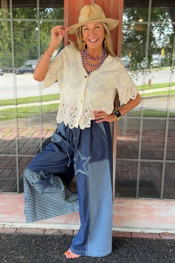 Freedom Stride Wide Leg Jeans