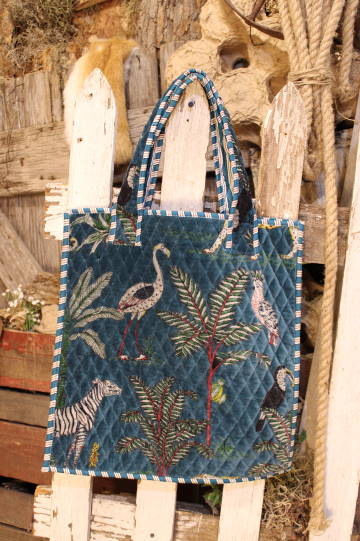 Tropical Teal Tote Bag