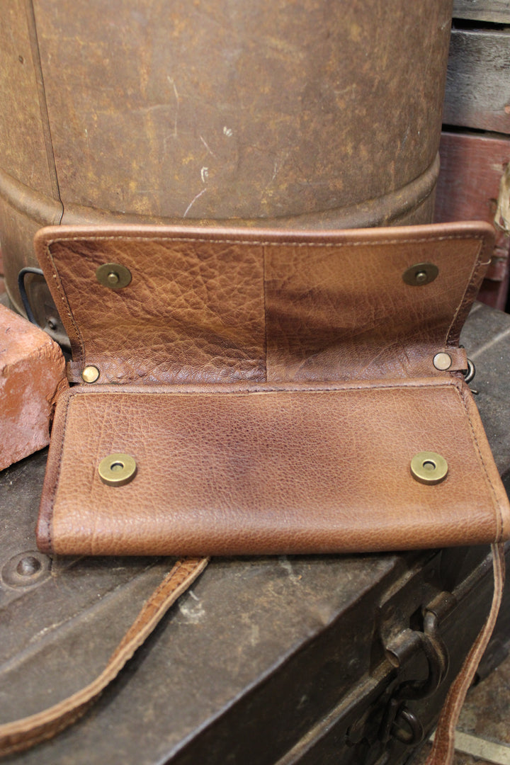Rustic Lux Leather Cowhide Purse Wallet