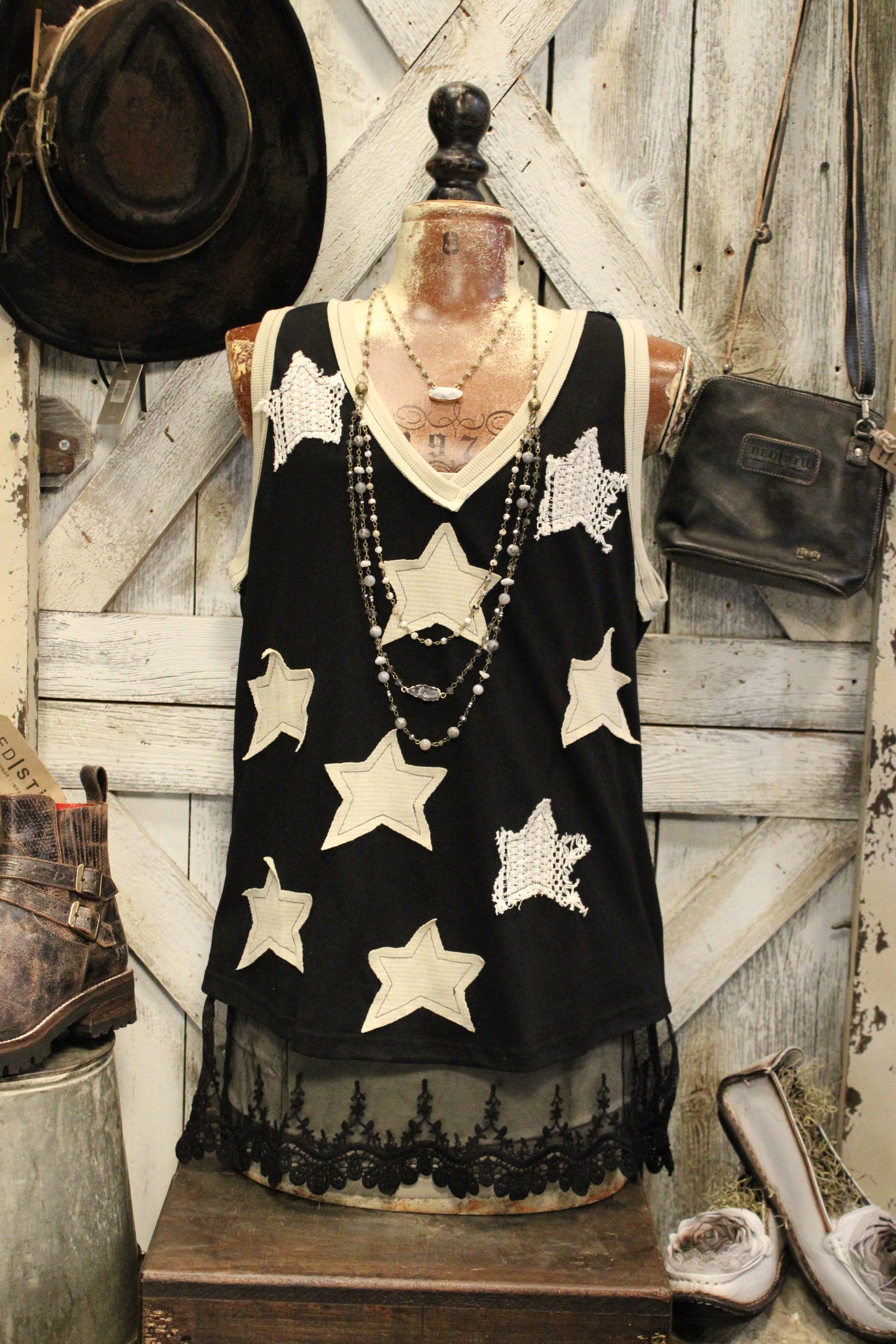 Cream Constellation Tank