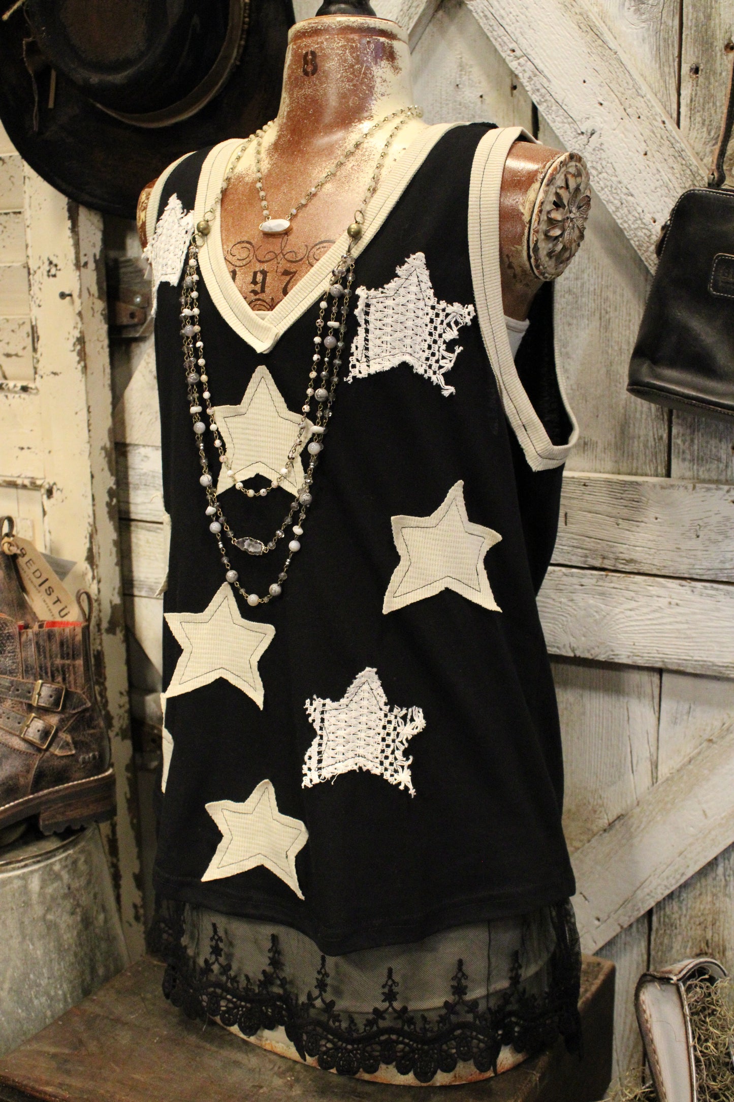 Cream Constellation Tank
