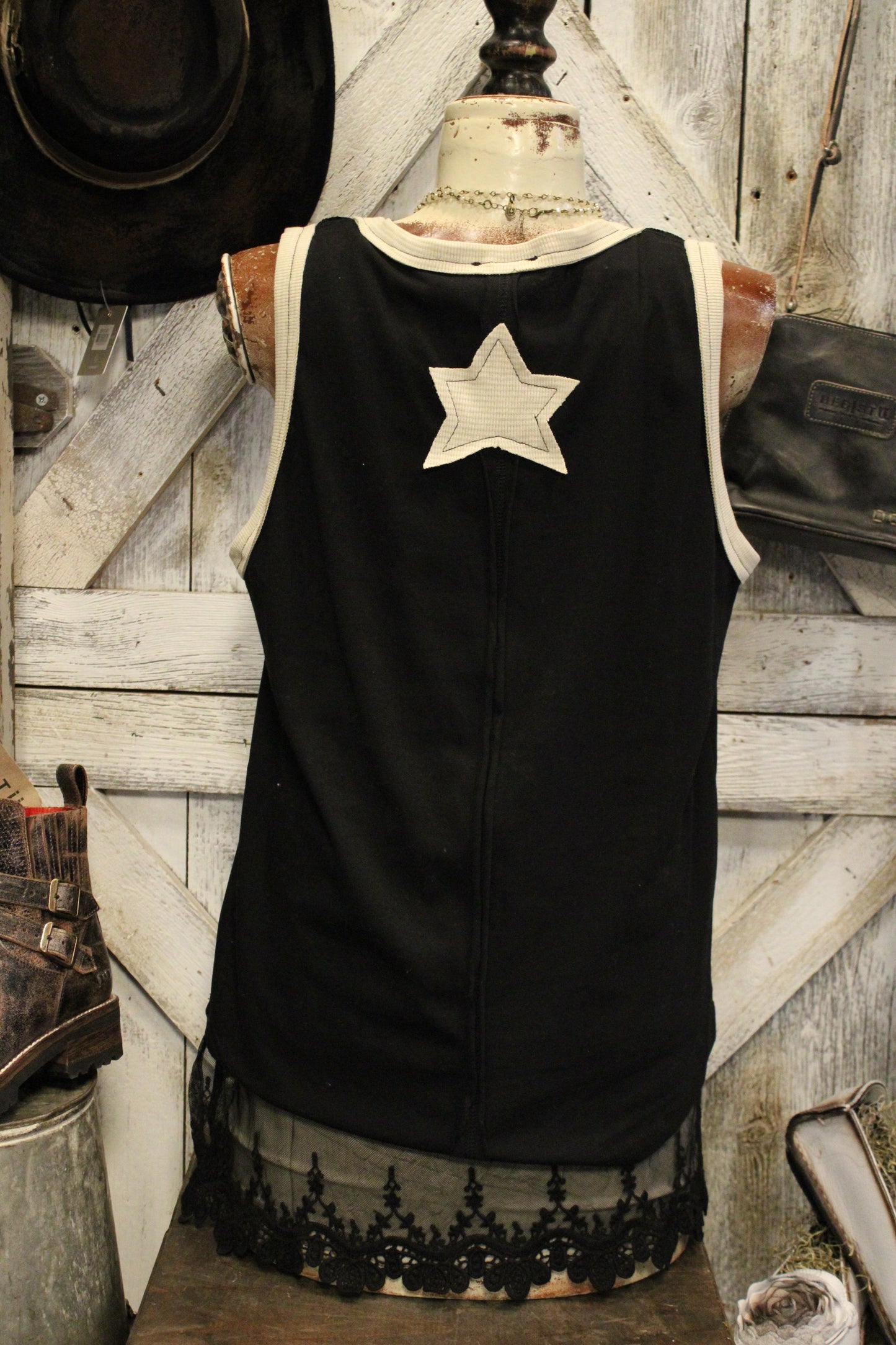 Cream Constellation Tank
