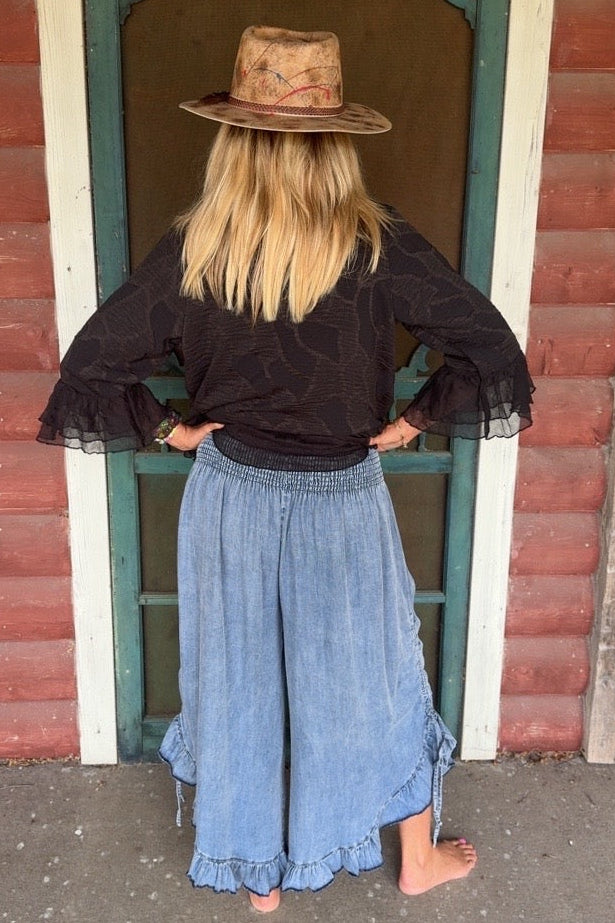 Cloverfield Blue Bloomer Pants