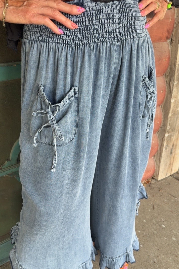 Cloverfield Blue Bloomer Pants