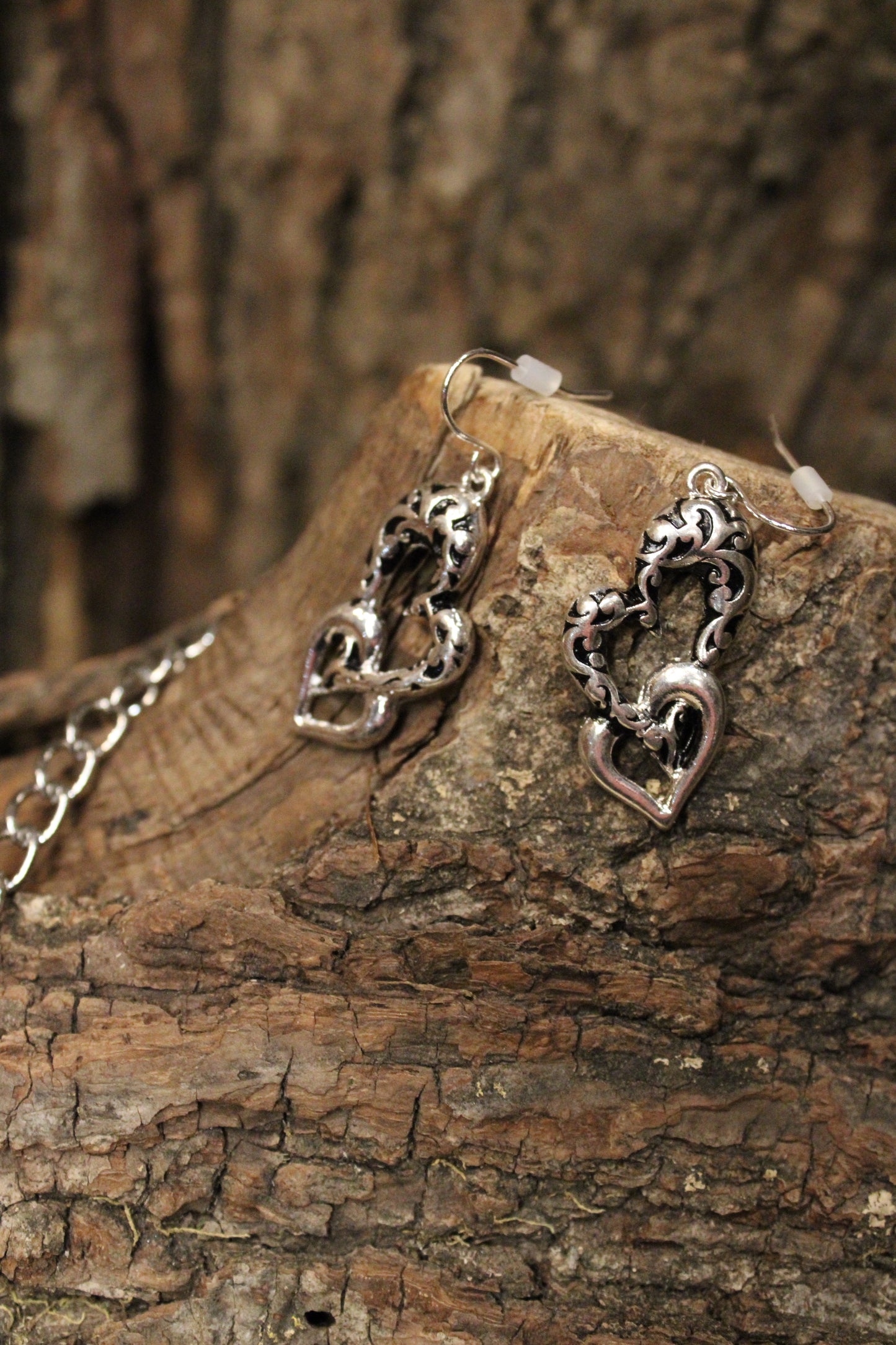 Endless Love Silver Earrings