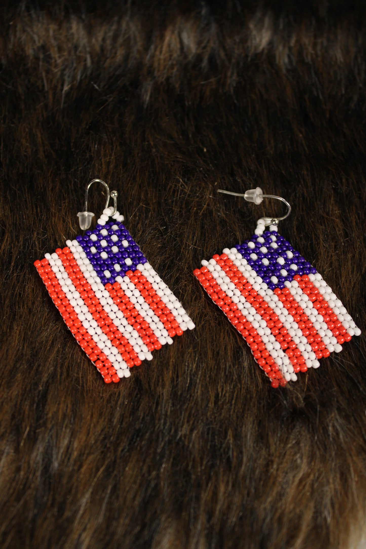 Star Spangled Beaded Earrings
