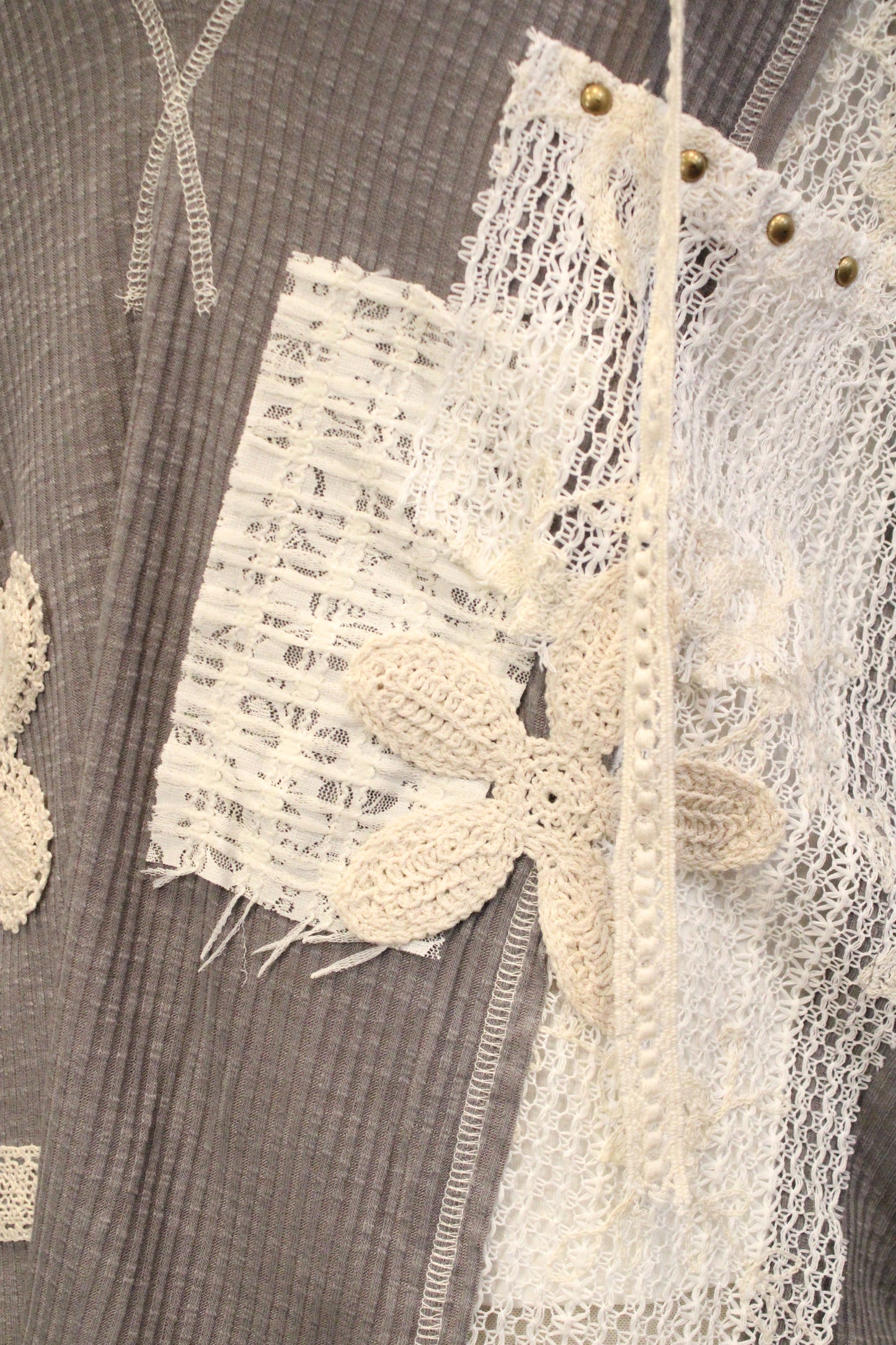 Cactus & Lace Grey Casual Hoodie