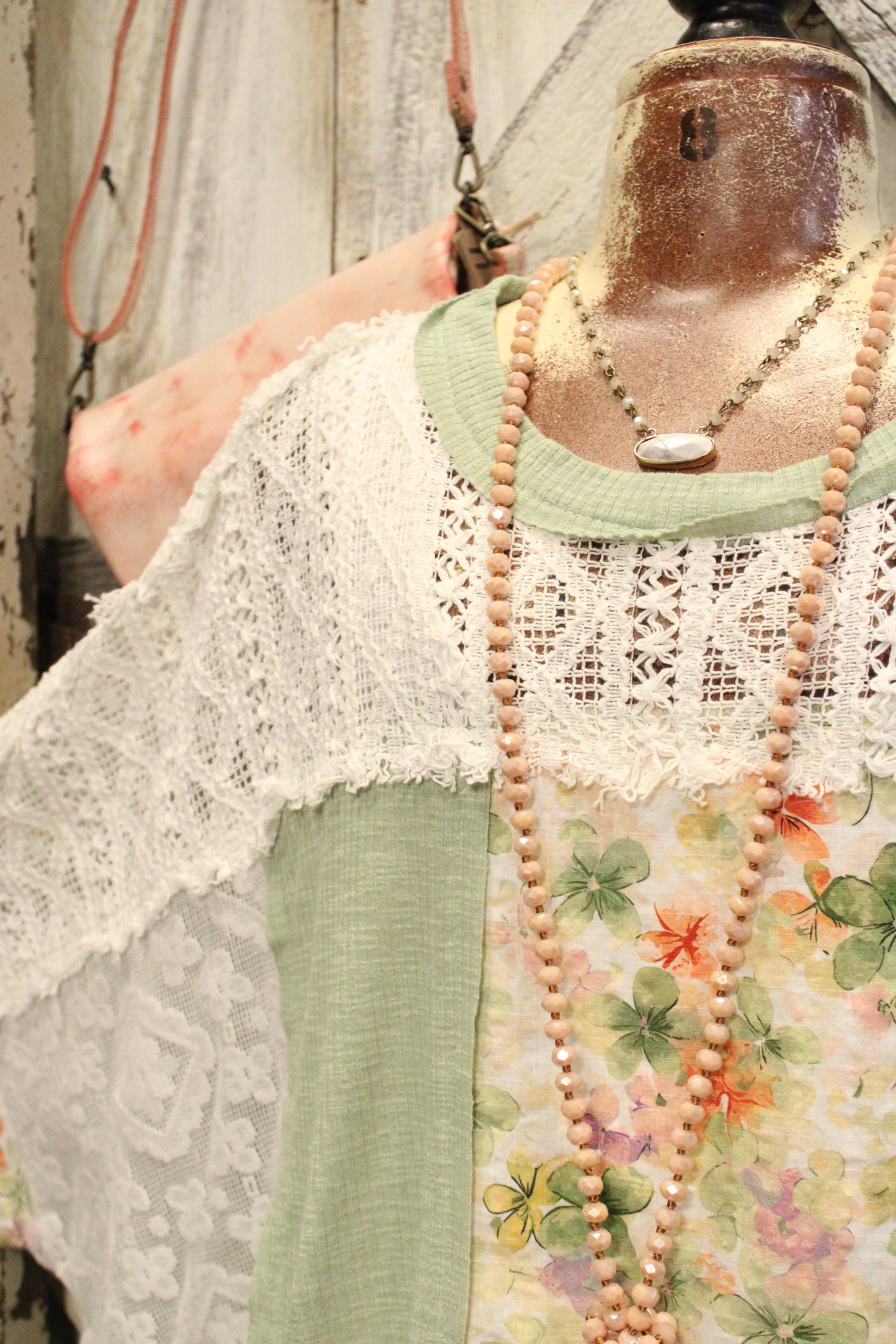 Petals And Lace Garden Top