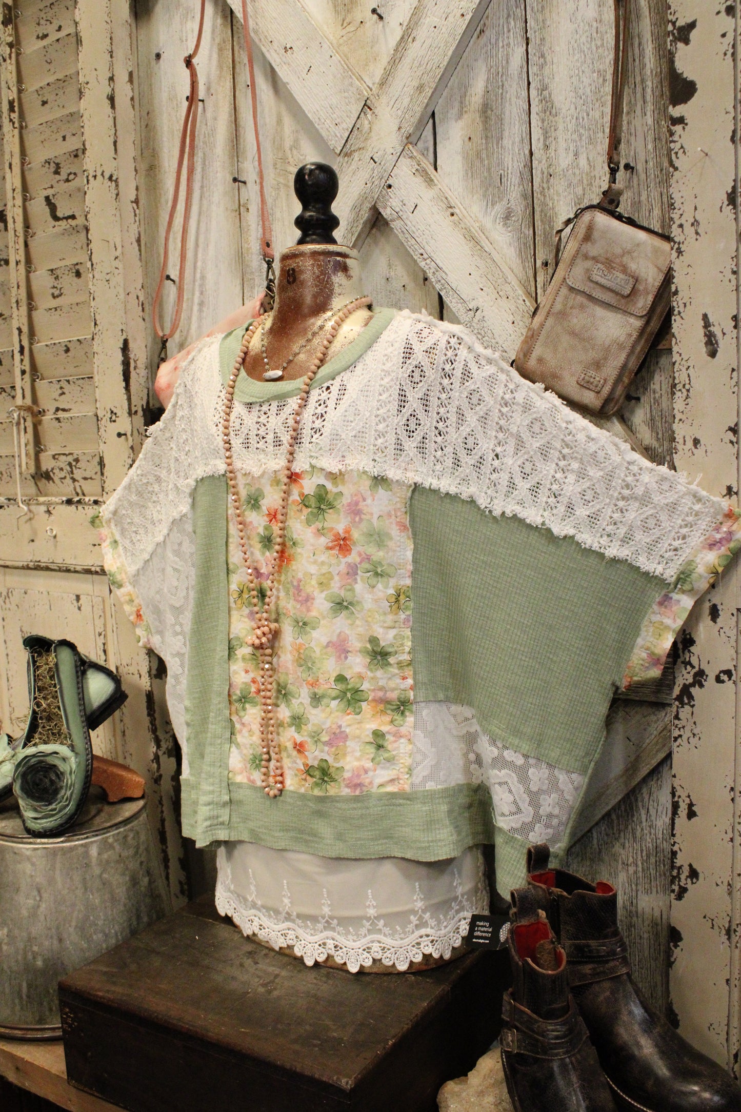 Petals And Lace Garden Top