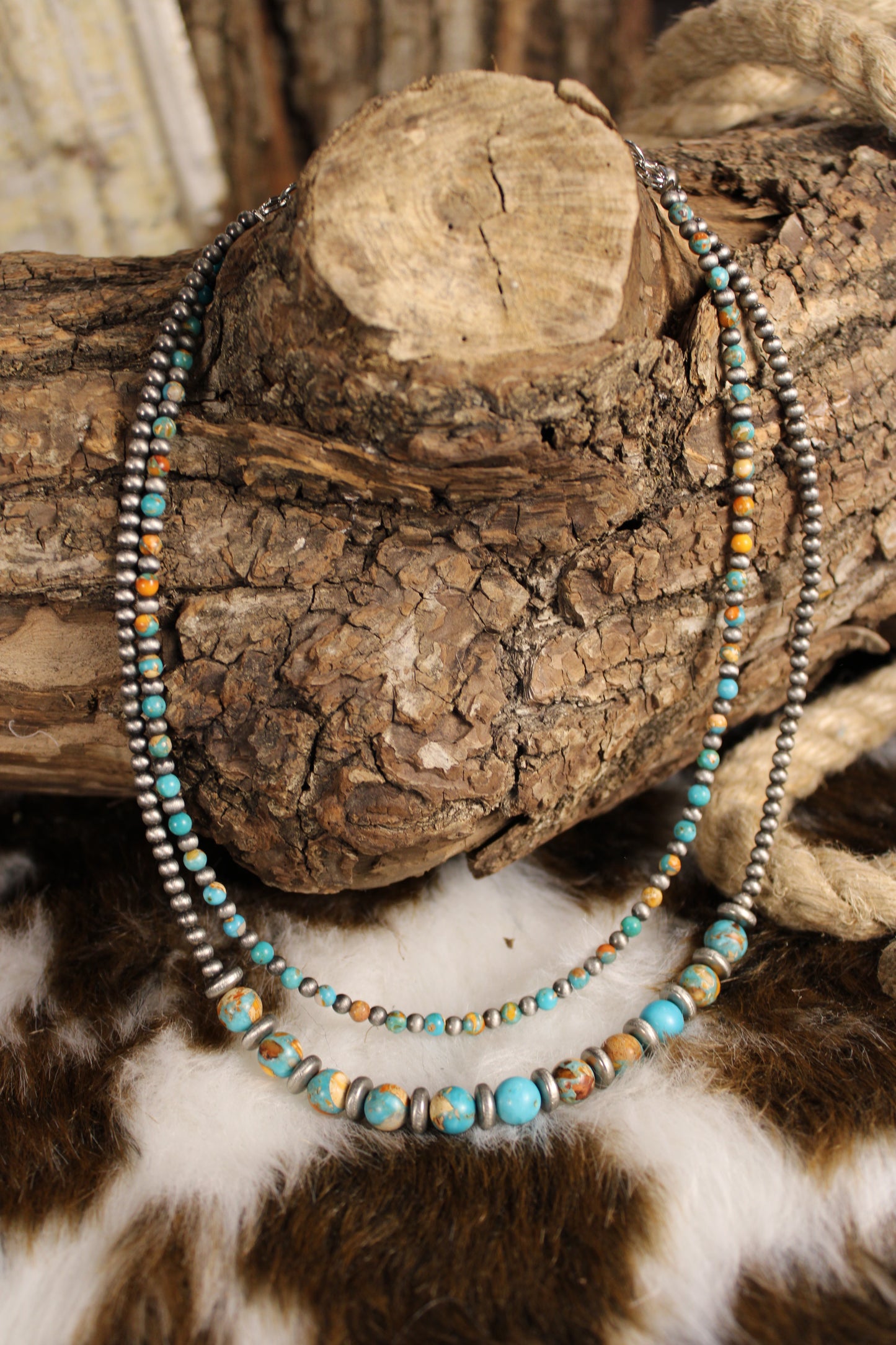 Rust and River Layered Necklace