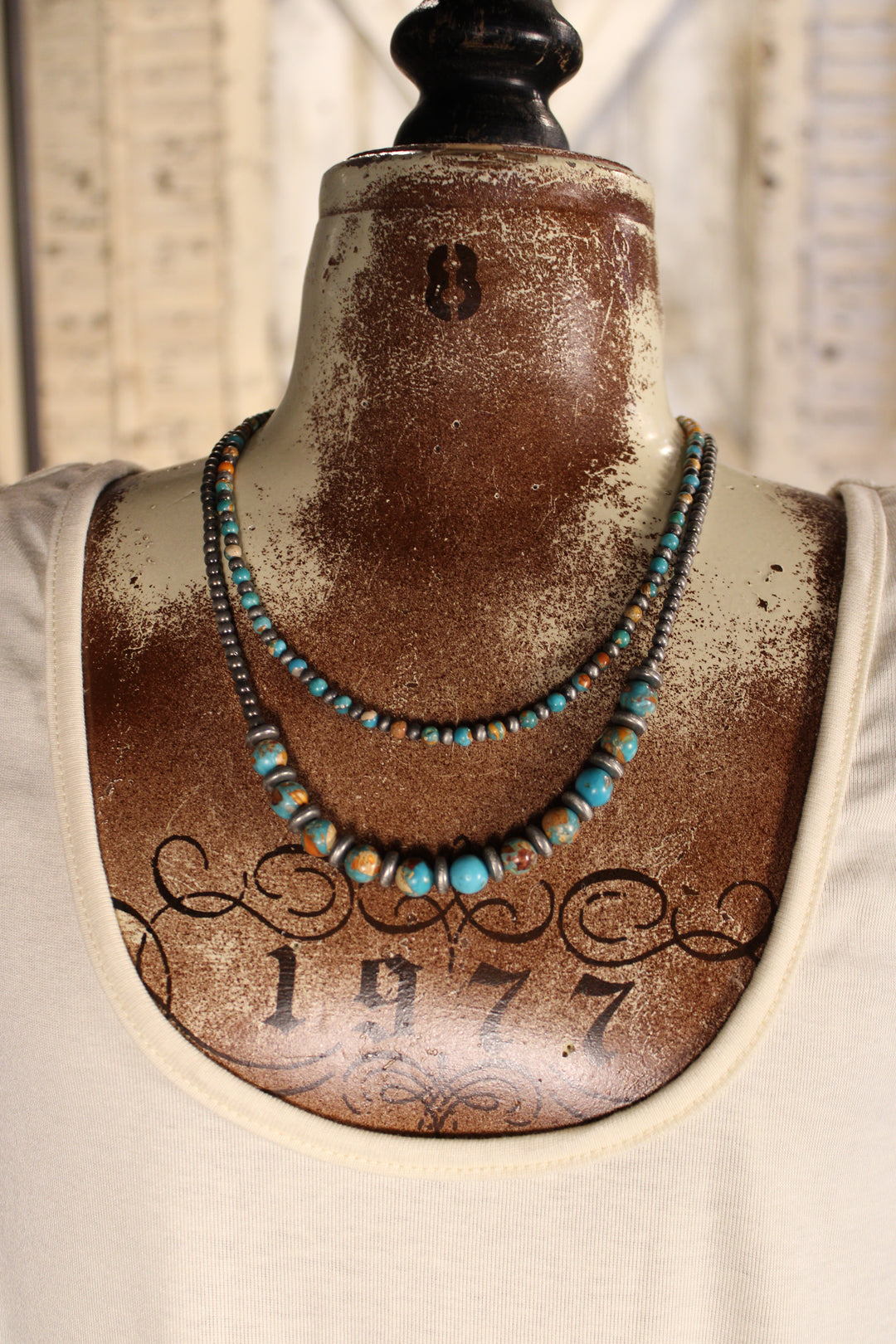 Rust and River Layered Necklace