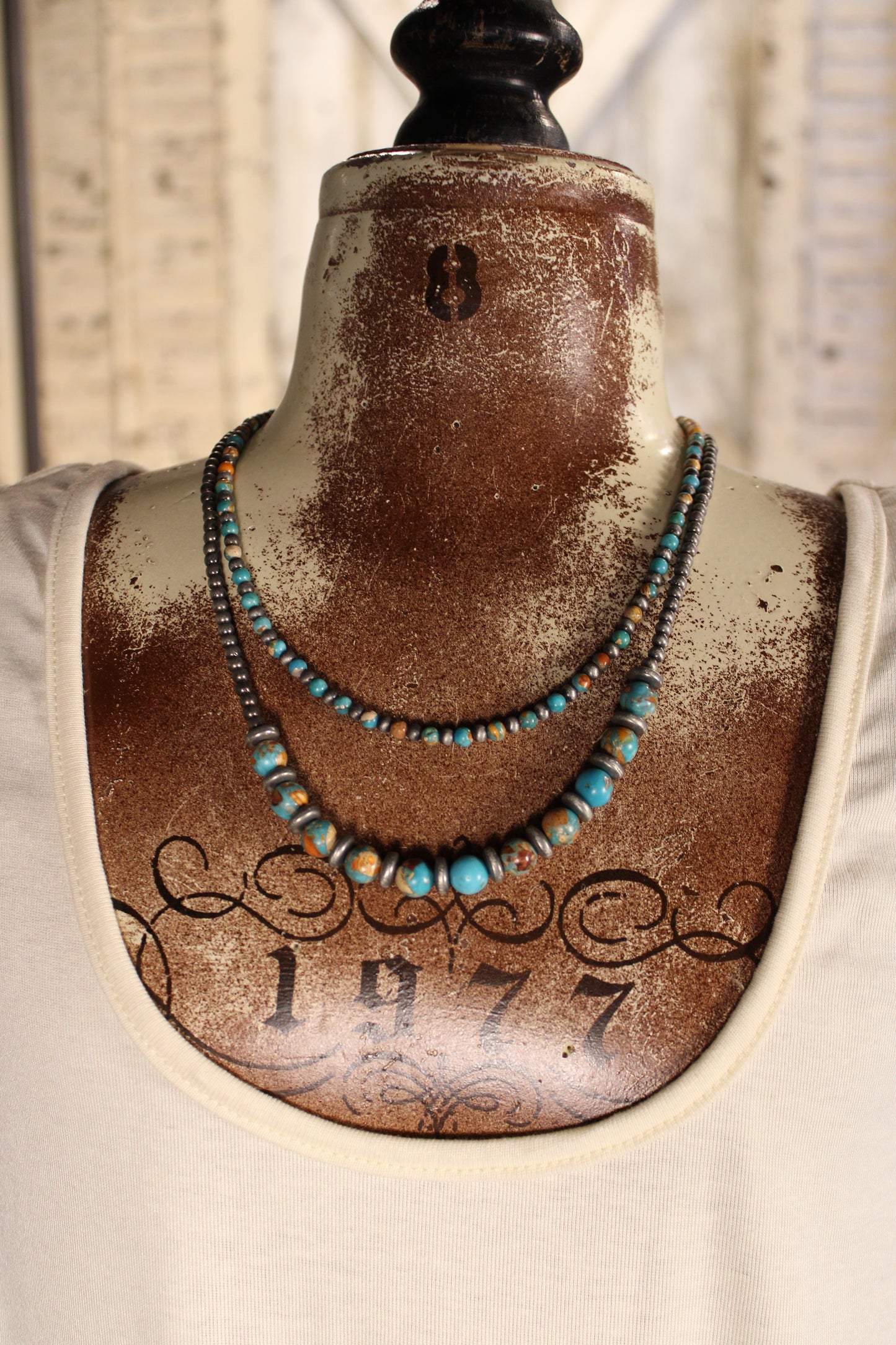 Rust and River Layered Necklace