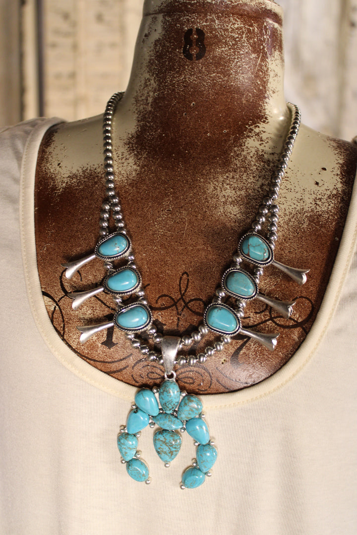 Desert Queen Crescent Necklace
