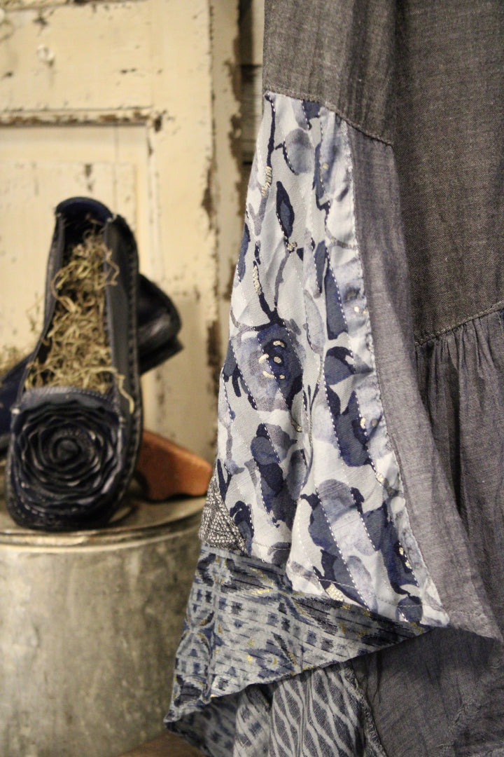 Shades Of Blue Chambray Kimono