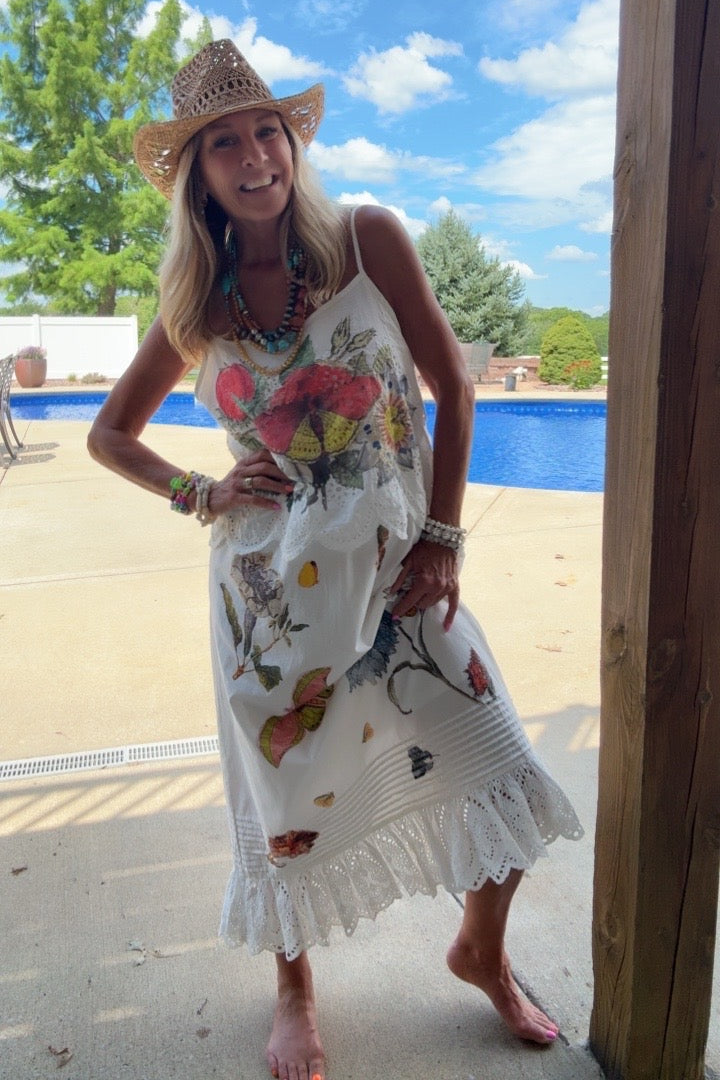 Whispering Garden Cotton Dress