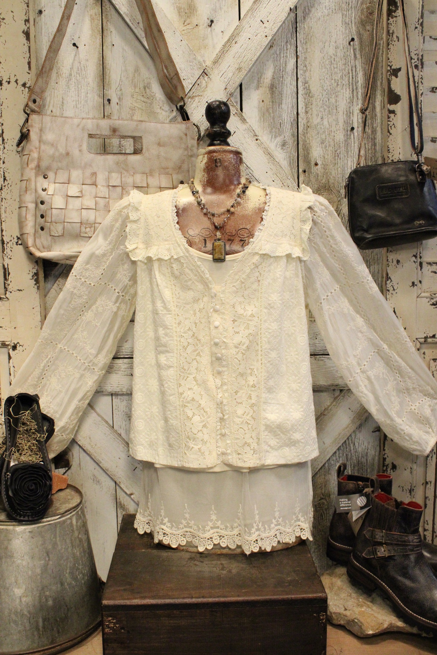 Ivory Grace Lace Top