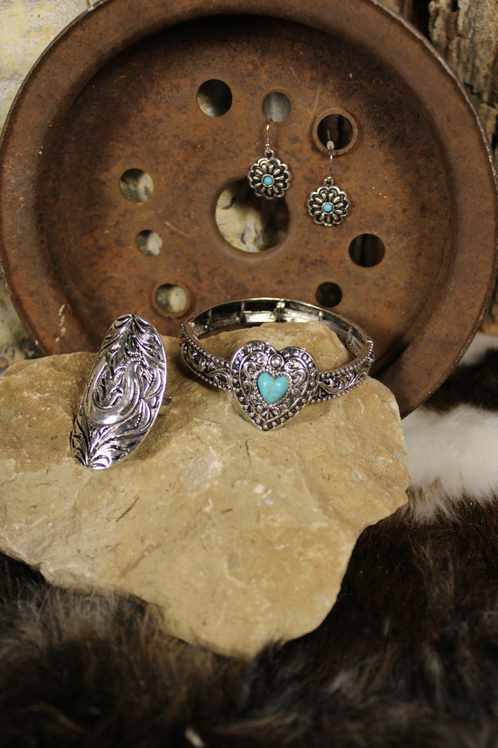 Lucky Charm Silver Ring