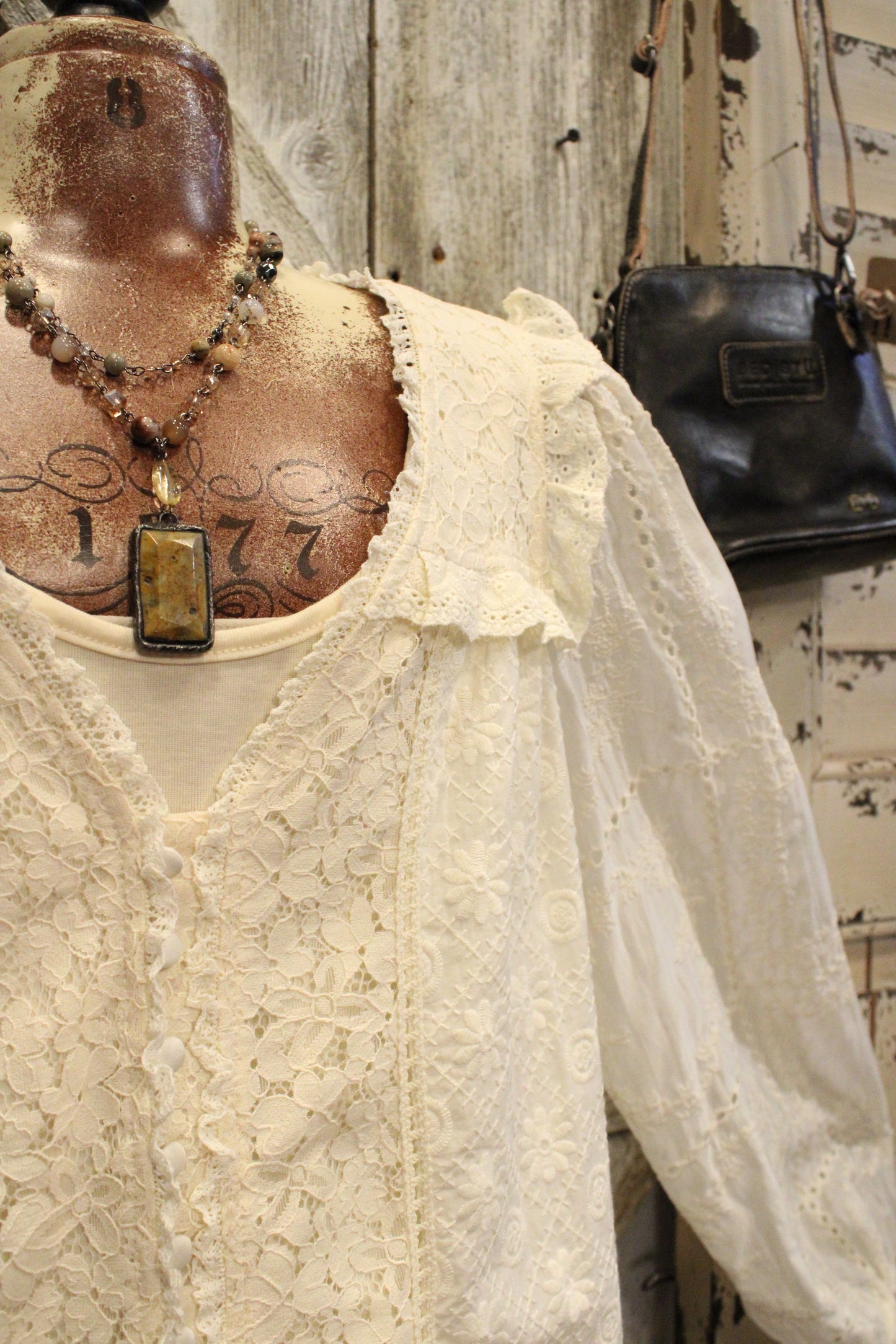 Ivory Grace Lace Top