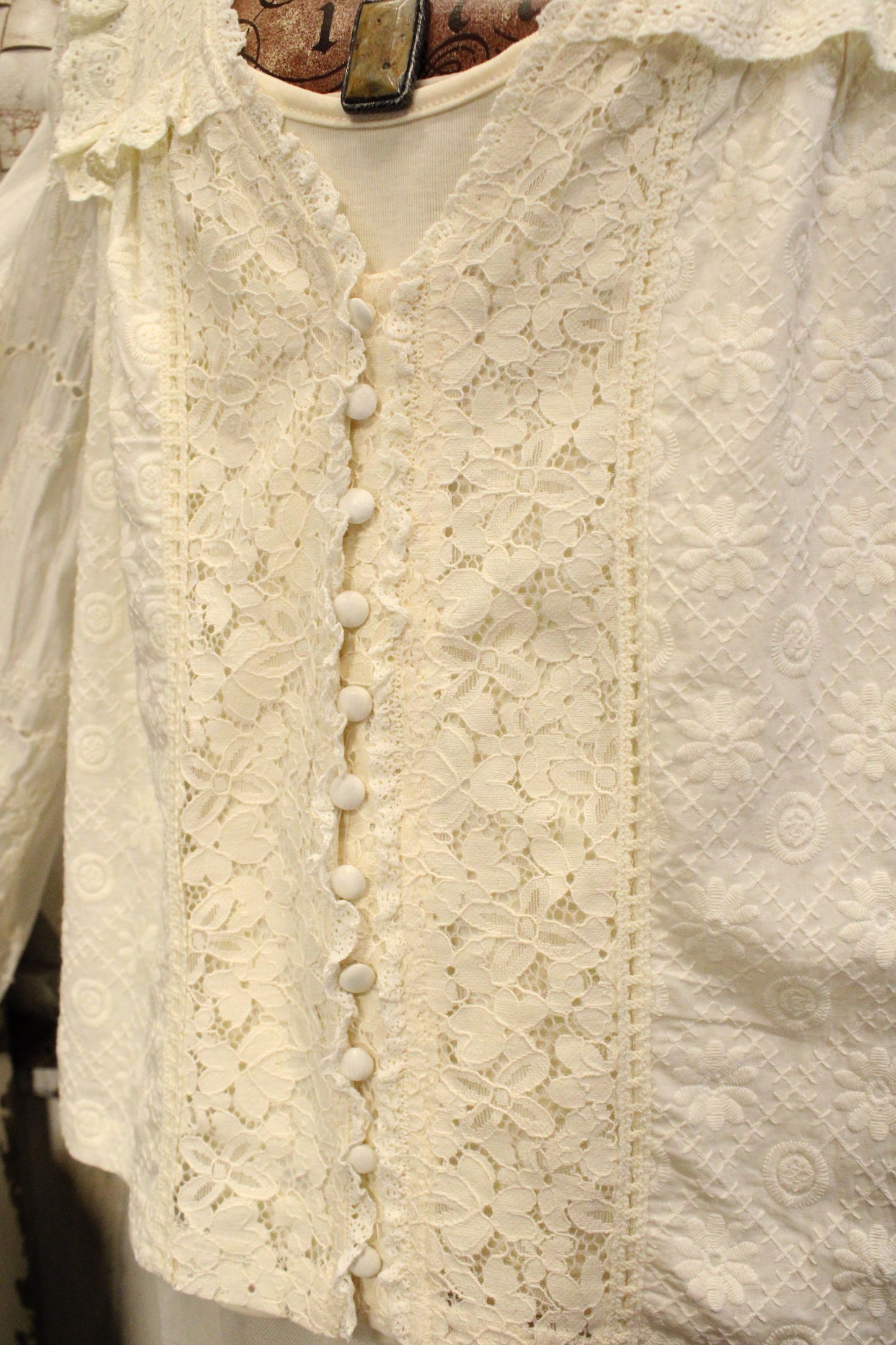 Ivory Grace Lace Top