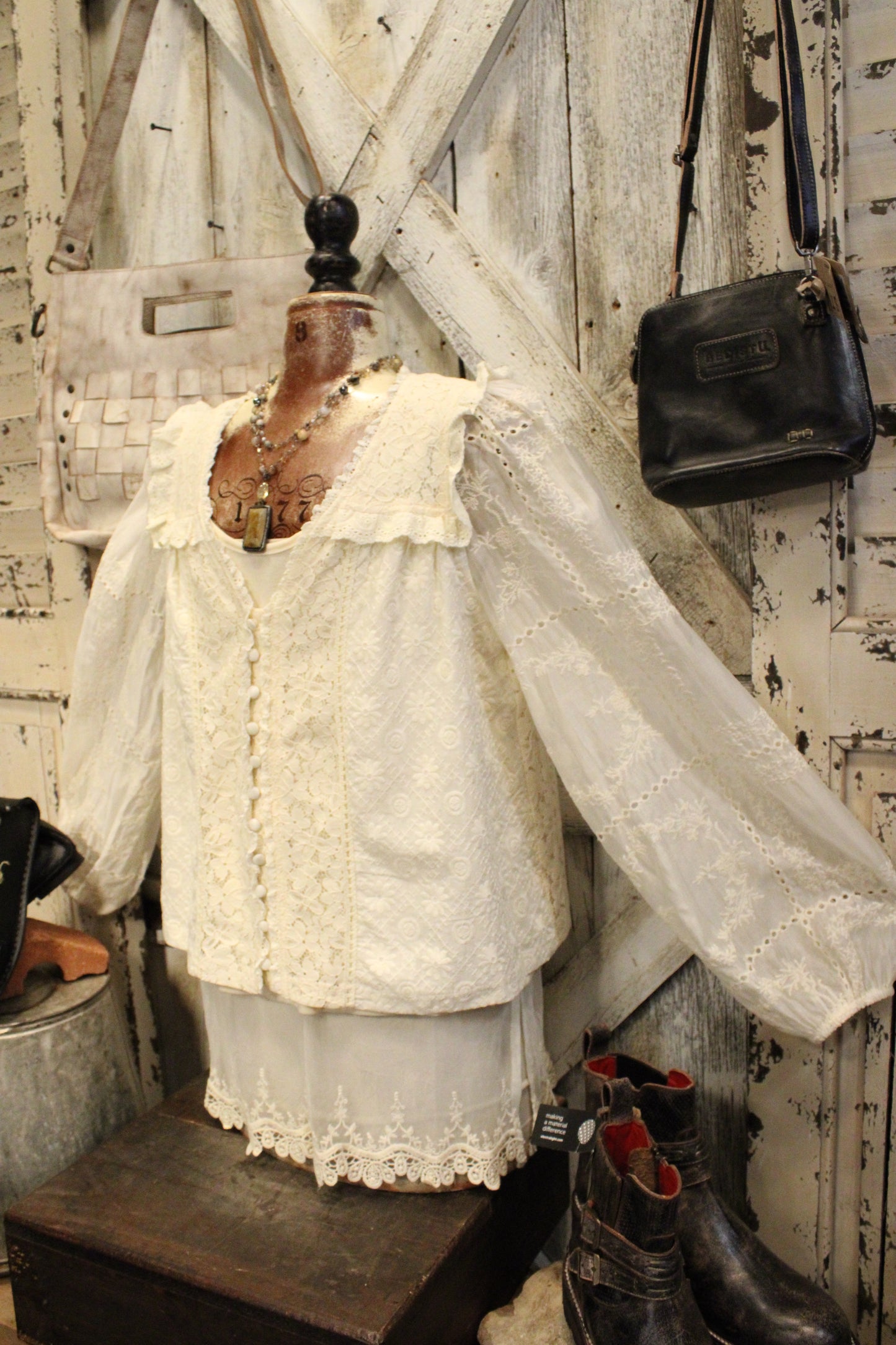 Ivory Grace Lace Top