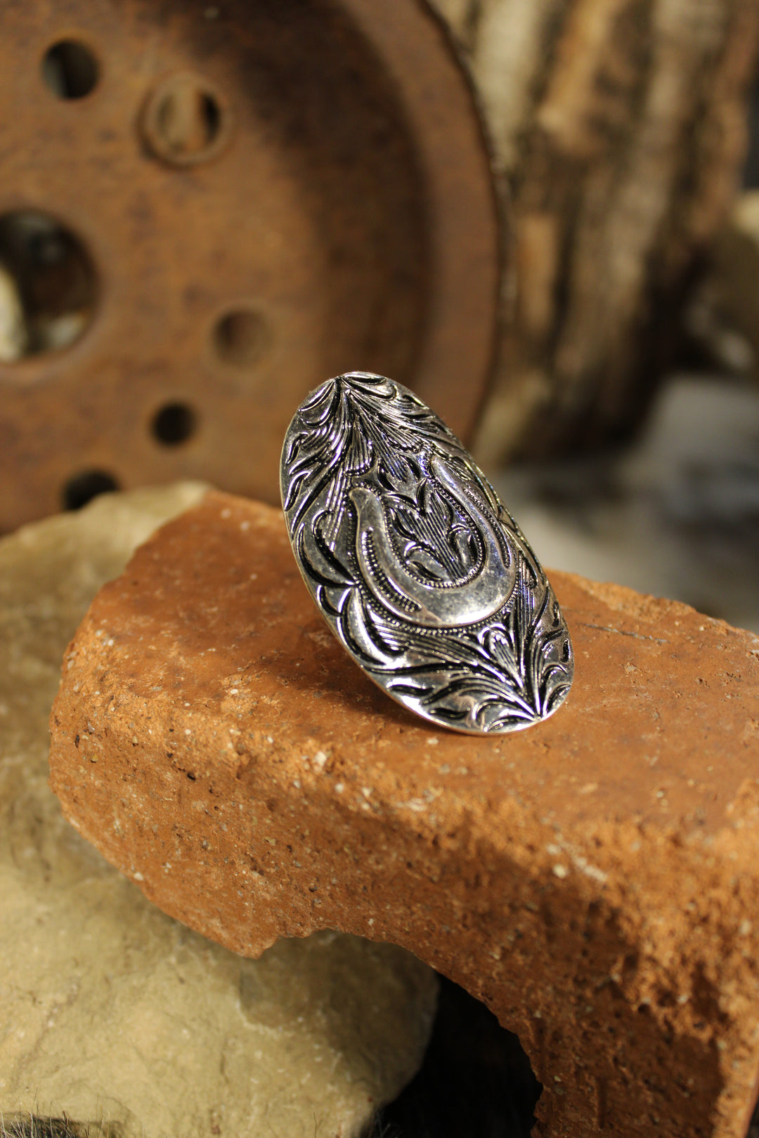 Lucky Charm Silver Ring