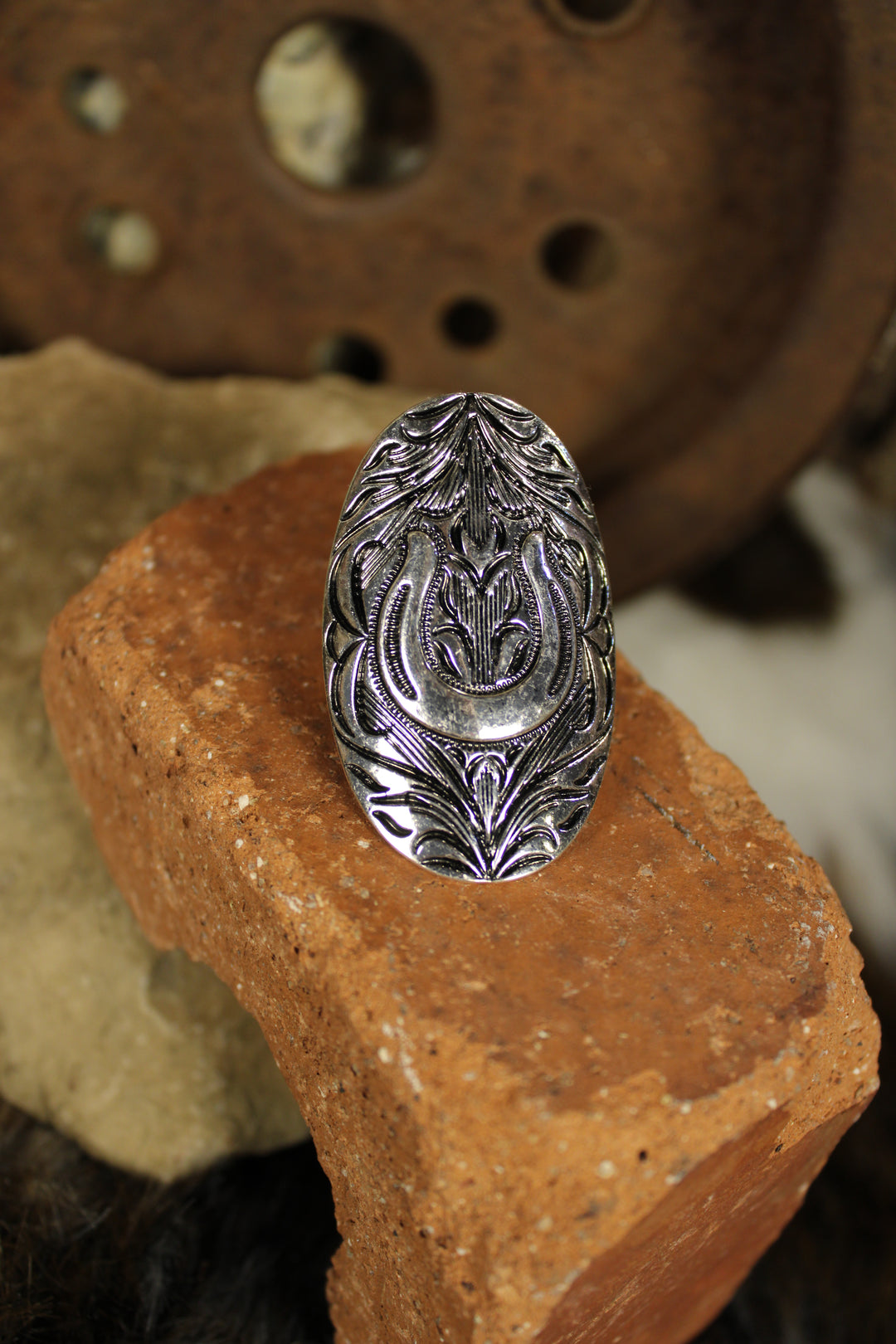 Lucky Charm Silver Ring