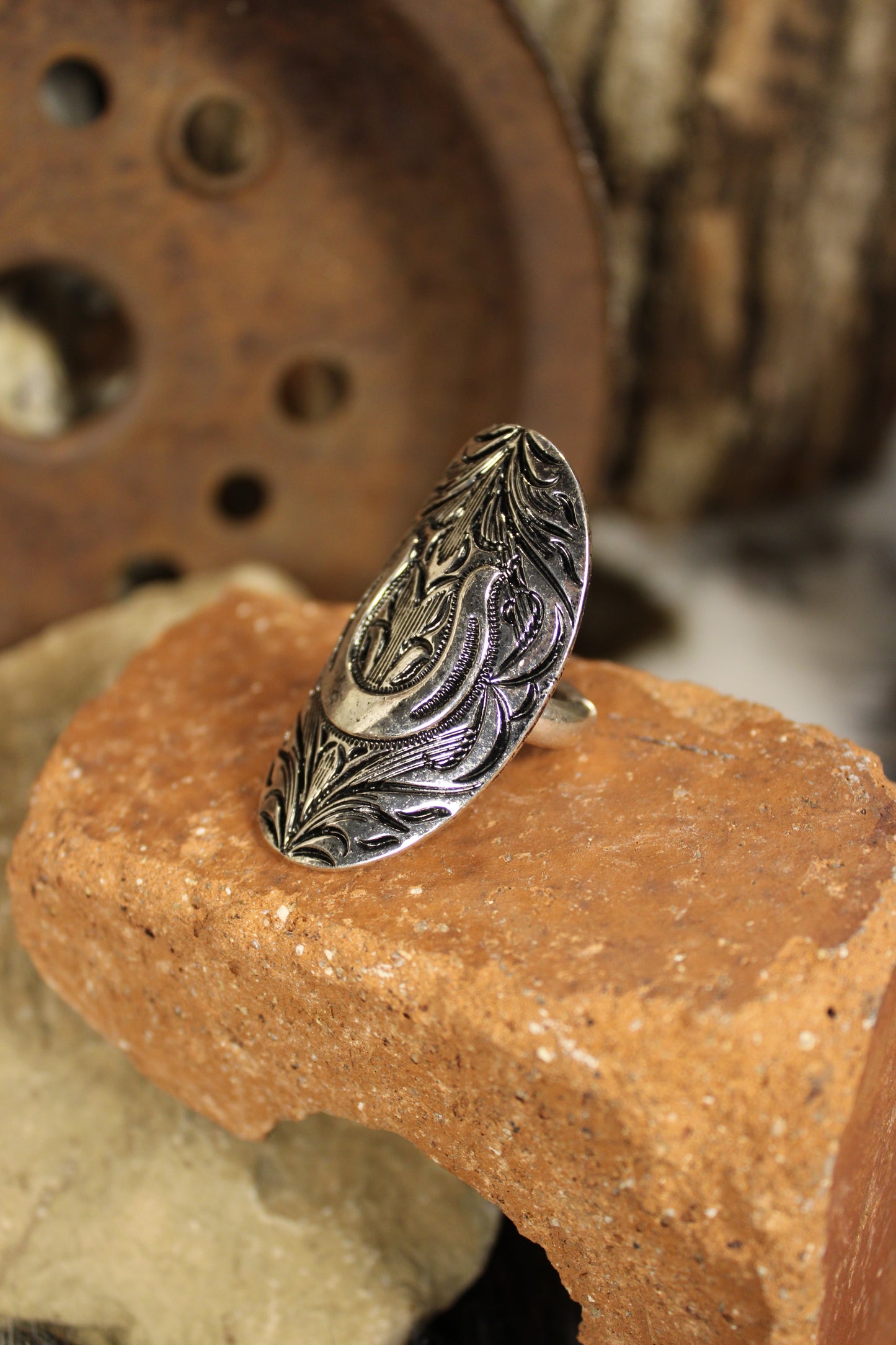 Lucky Charm Silver Ring