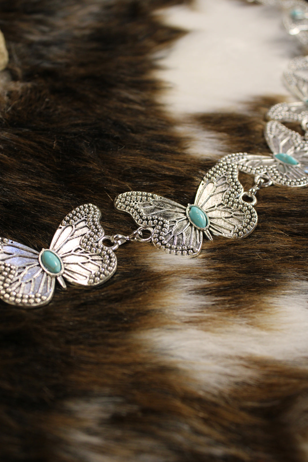 Silver Wings Butterfly Belt