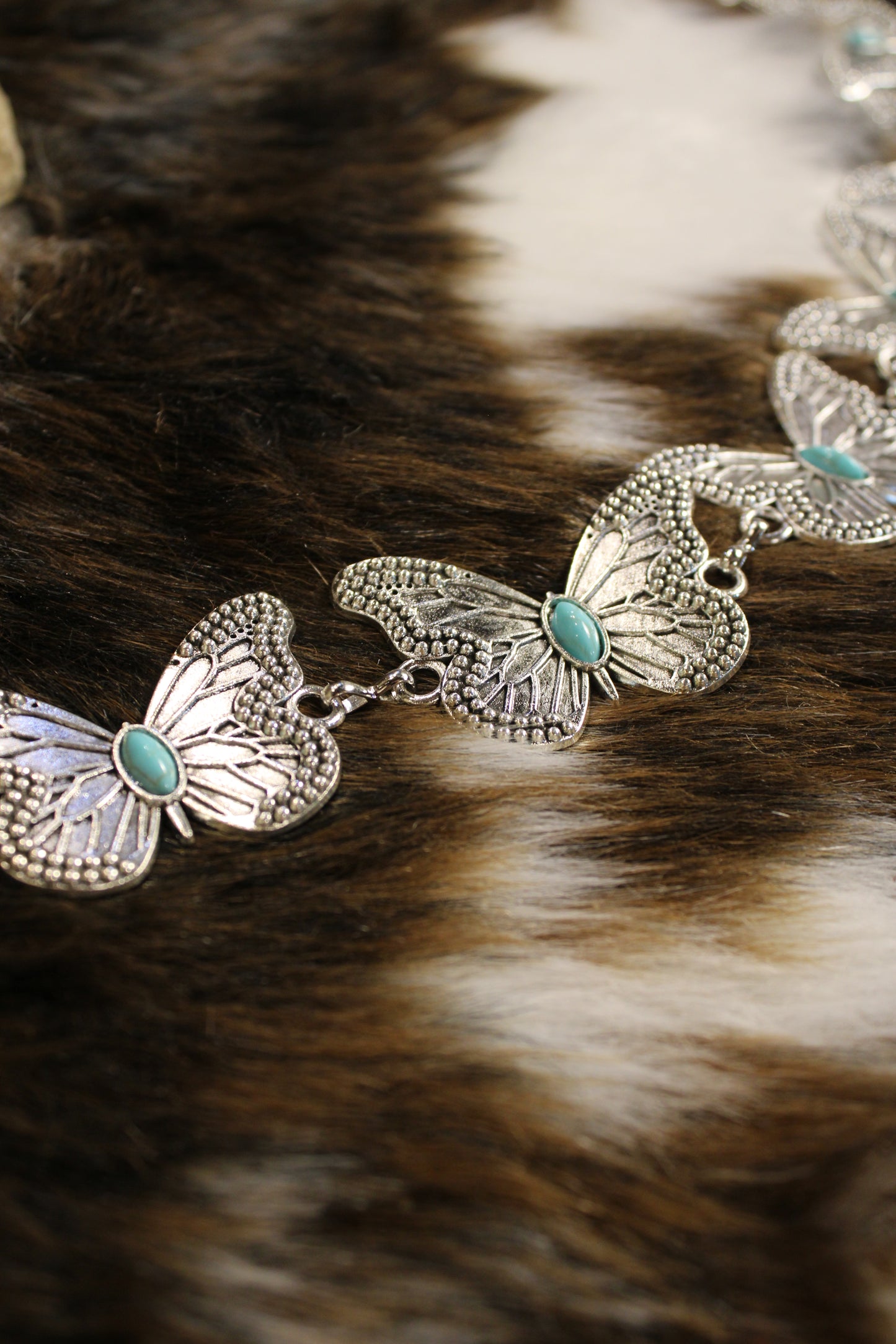 Silver Wings Butterfly Belt