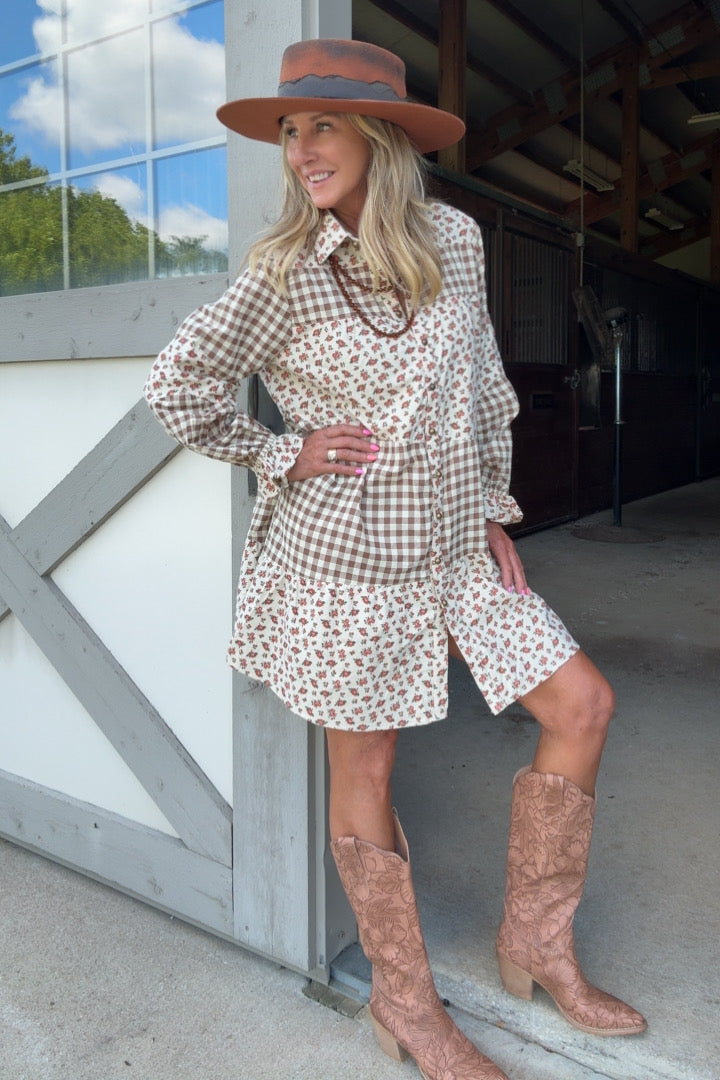 Meadowside Picnic Tiered Dress