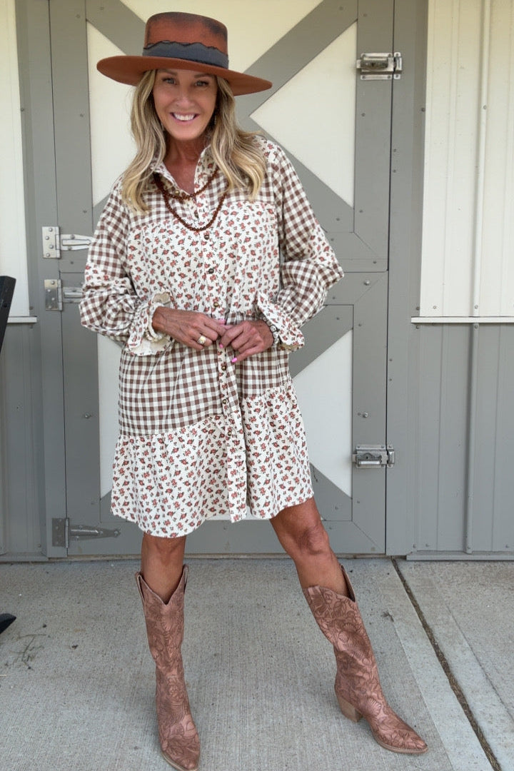 Meadowside Picnic Tiered Dress
